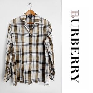 Burberry Rare Vintage Classic Pajama Top